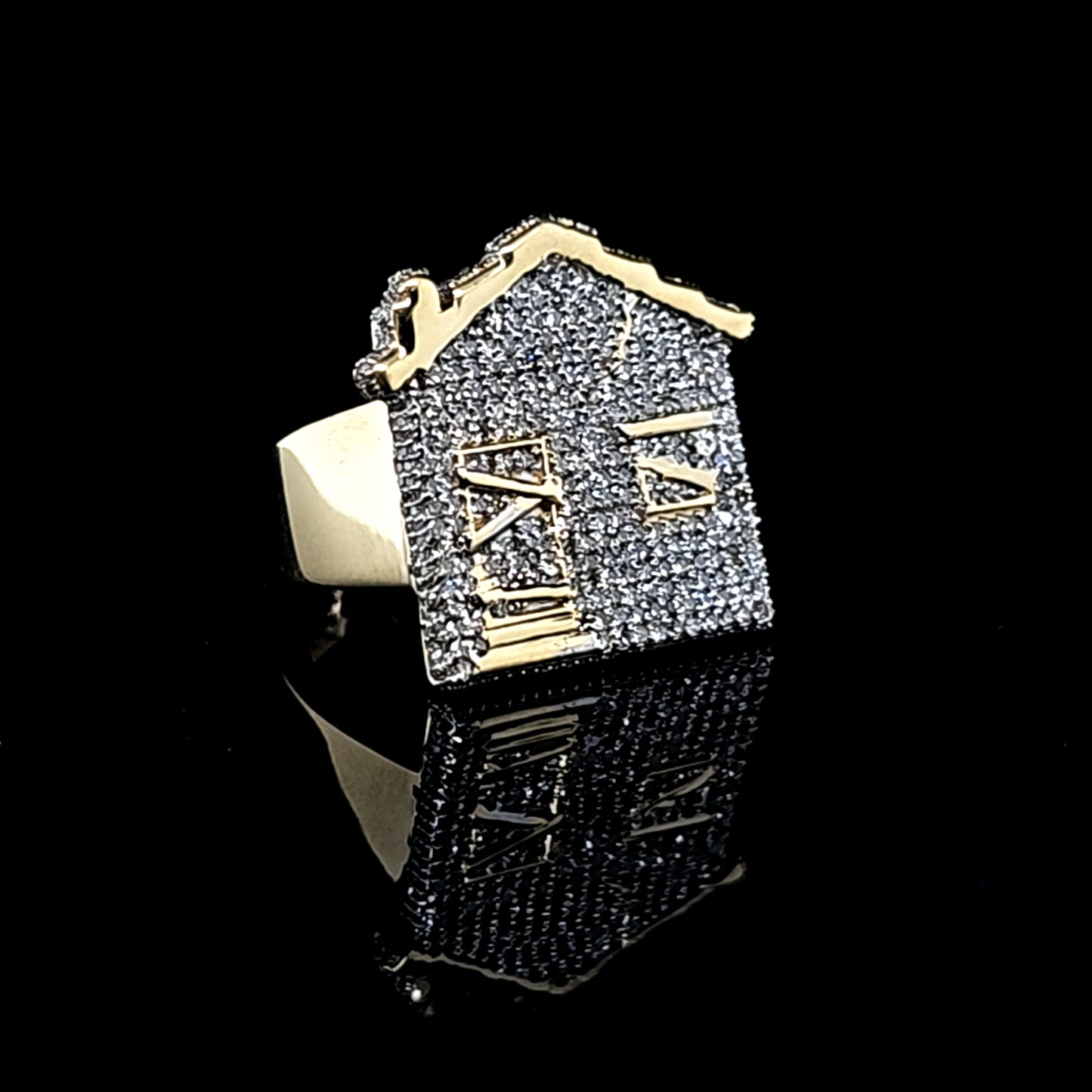 Trap House Mens Diamond Ring