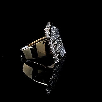 Trap House Mens Diamond Ring