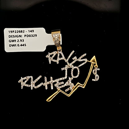 Rags To Riches Diamond Pendant