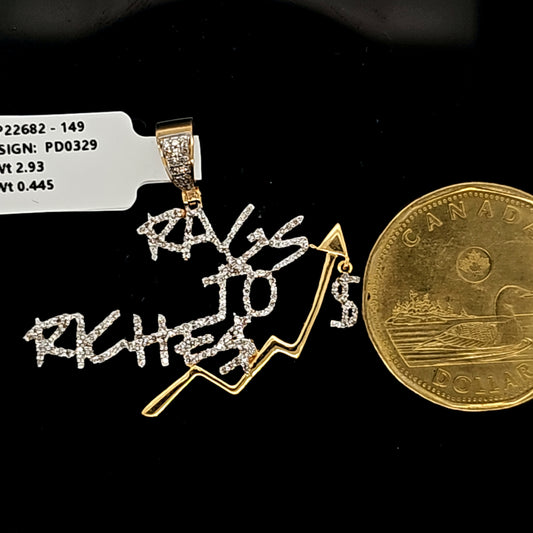 Rags To Riches Diamond Pendant