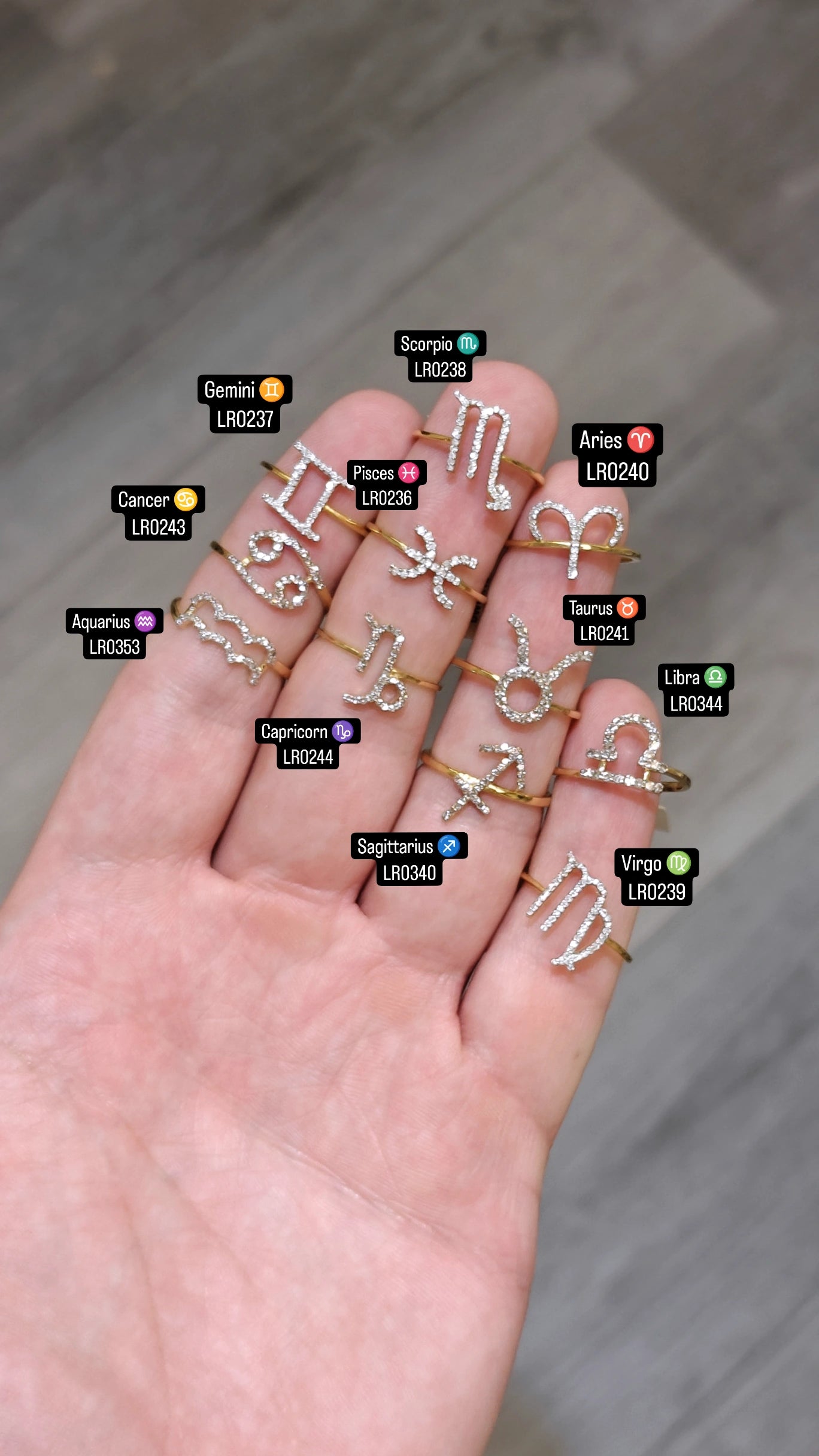 Zodiac Ladys Rings Special