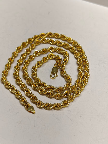 5.2 MM Rope Chain 10k Gold
