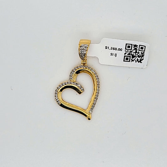 Heart Diamond Pendant