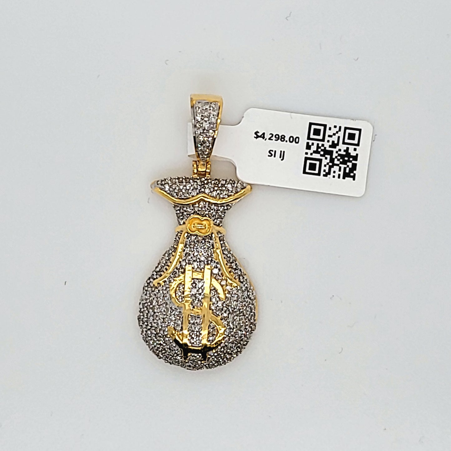 Money Bag Diamond Pendant