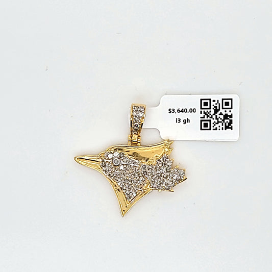 Custom Jays Diamond Pendant