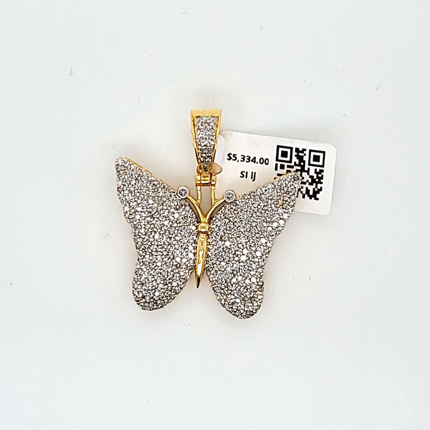 Butterfly Diamond Pendant