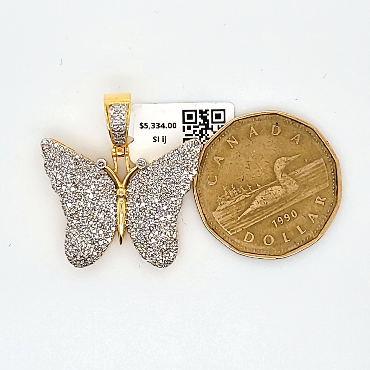 Butterfly Diamond Pendant