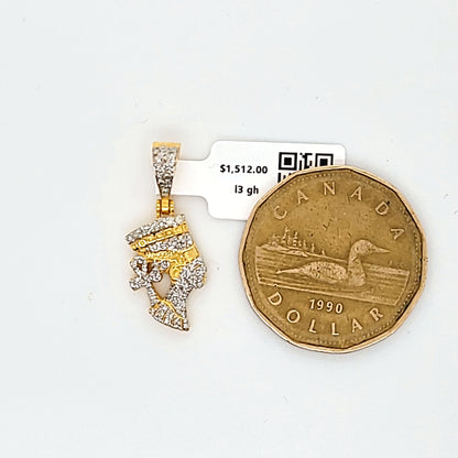 Nefertiti Diamond Pendant