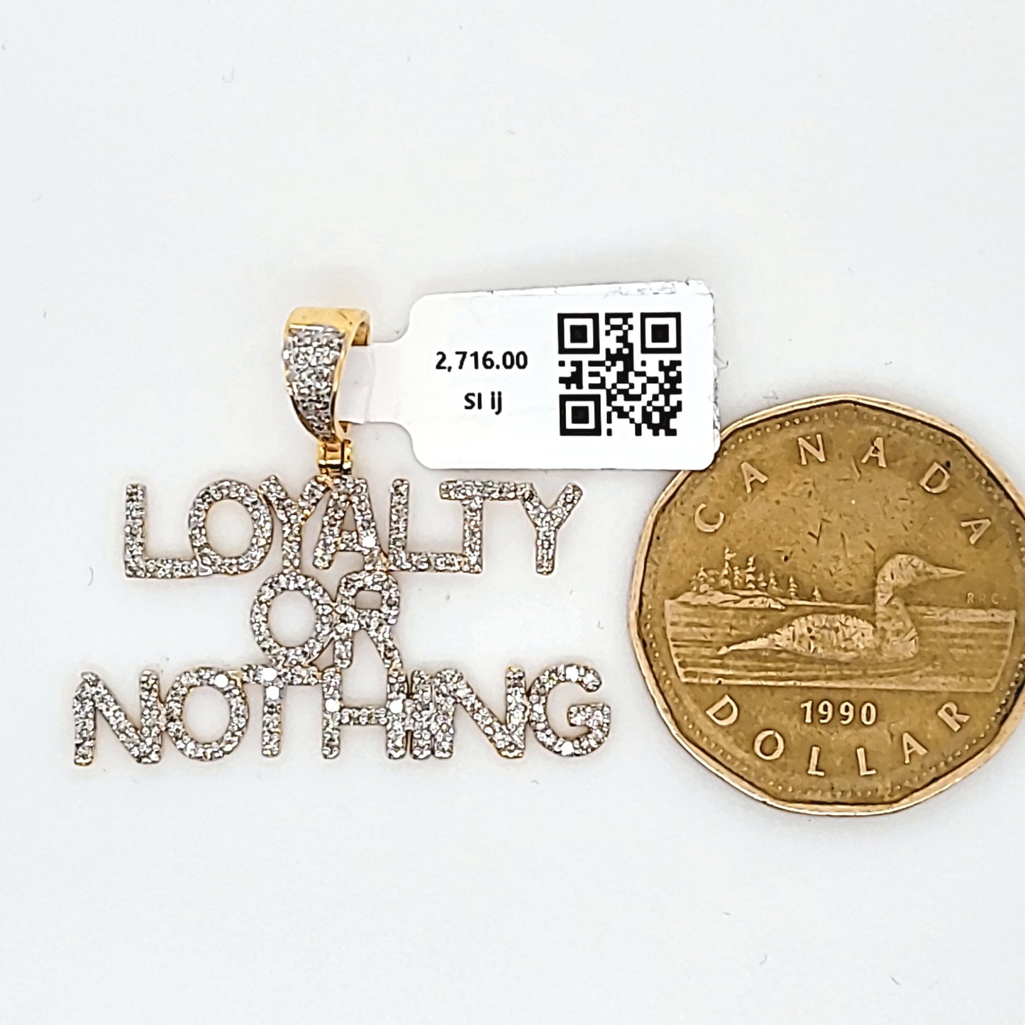 Loyalty Or Nothing Diamond Pendant