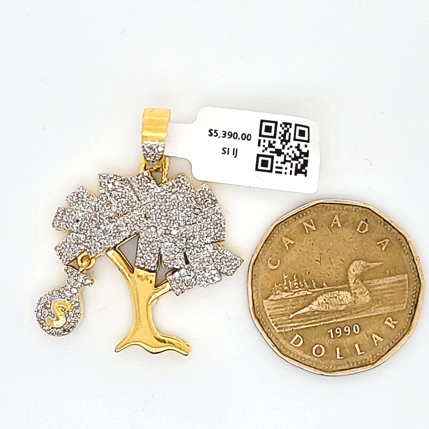 Money Tree Diamond Pendant