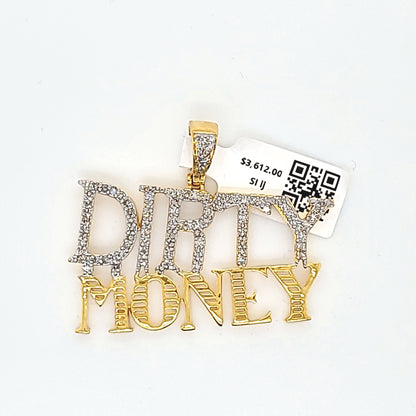 Dirty Money Diamond Pendant