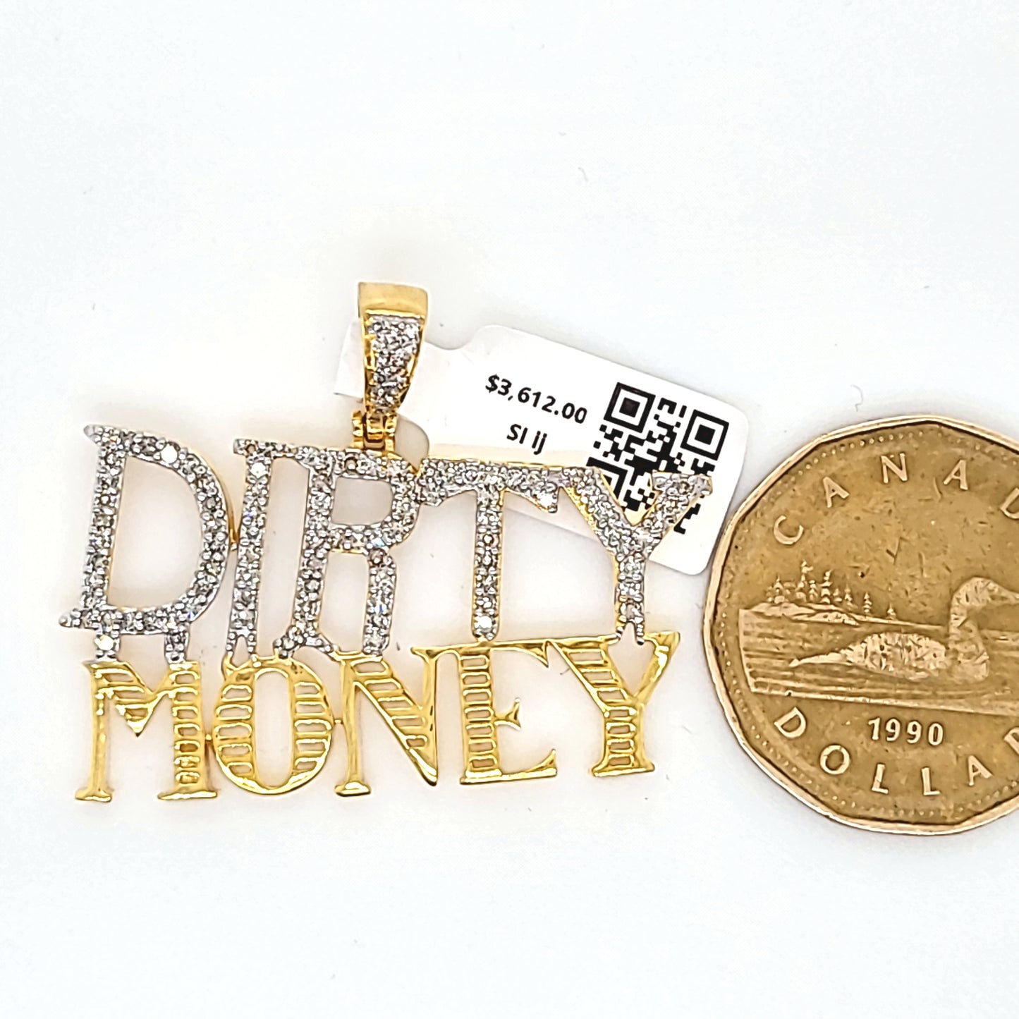 Dirty Money Diamond Pendant