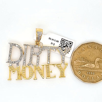 Dirty Money Diamond Pendant