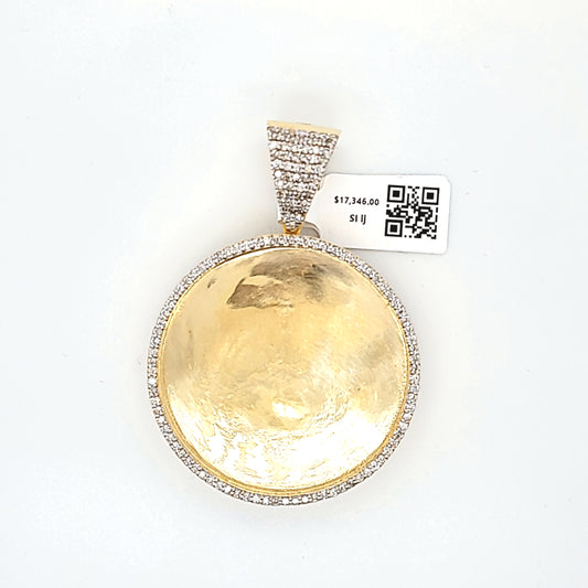 Memorial - Picture Diamond Pendant Double Sided