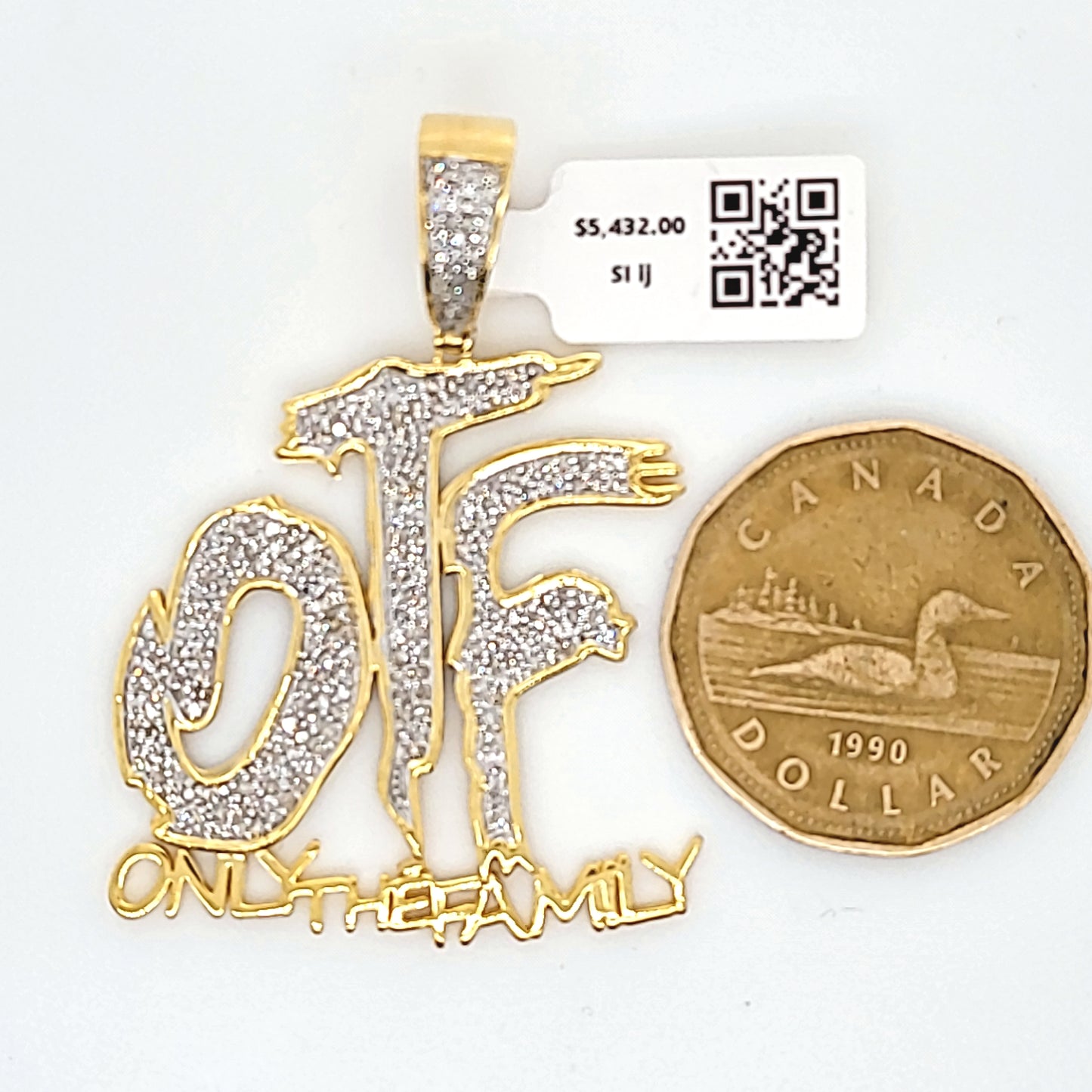 OTF - Only The Family Diamond Pendant