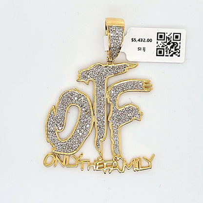 OTF - Only The Family Diamond Pendant