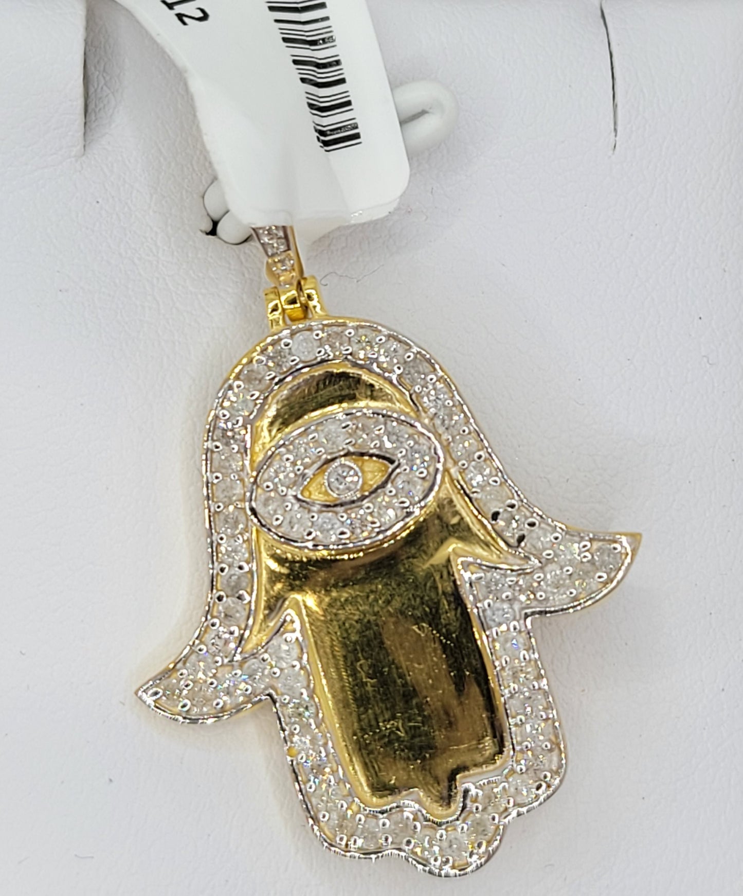 Hamza Hand Diamond Pendant