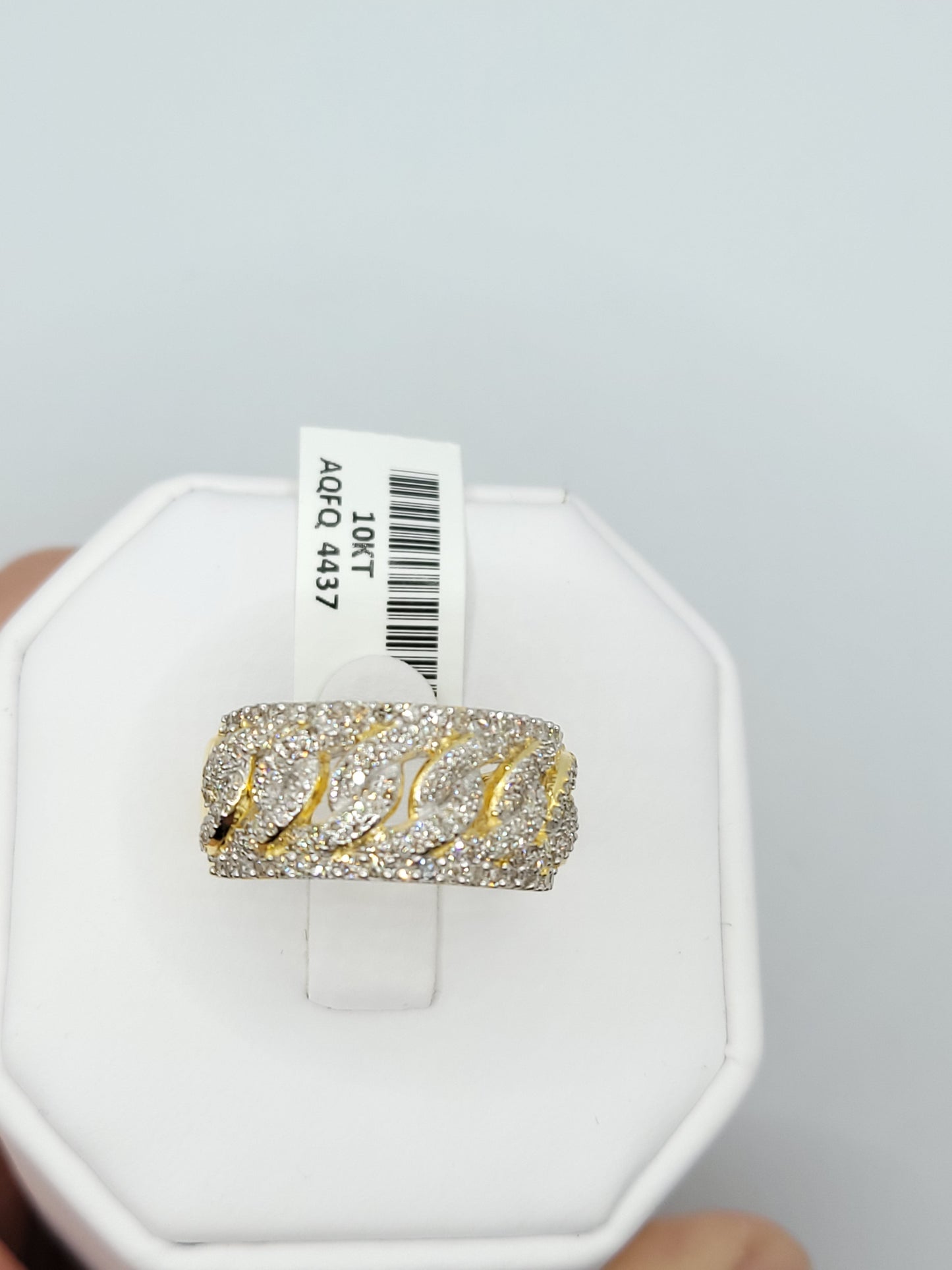 Miami Cuban Mens Diamond Ring