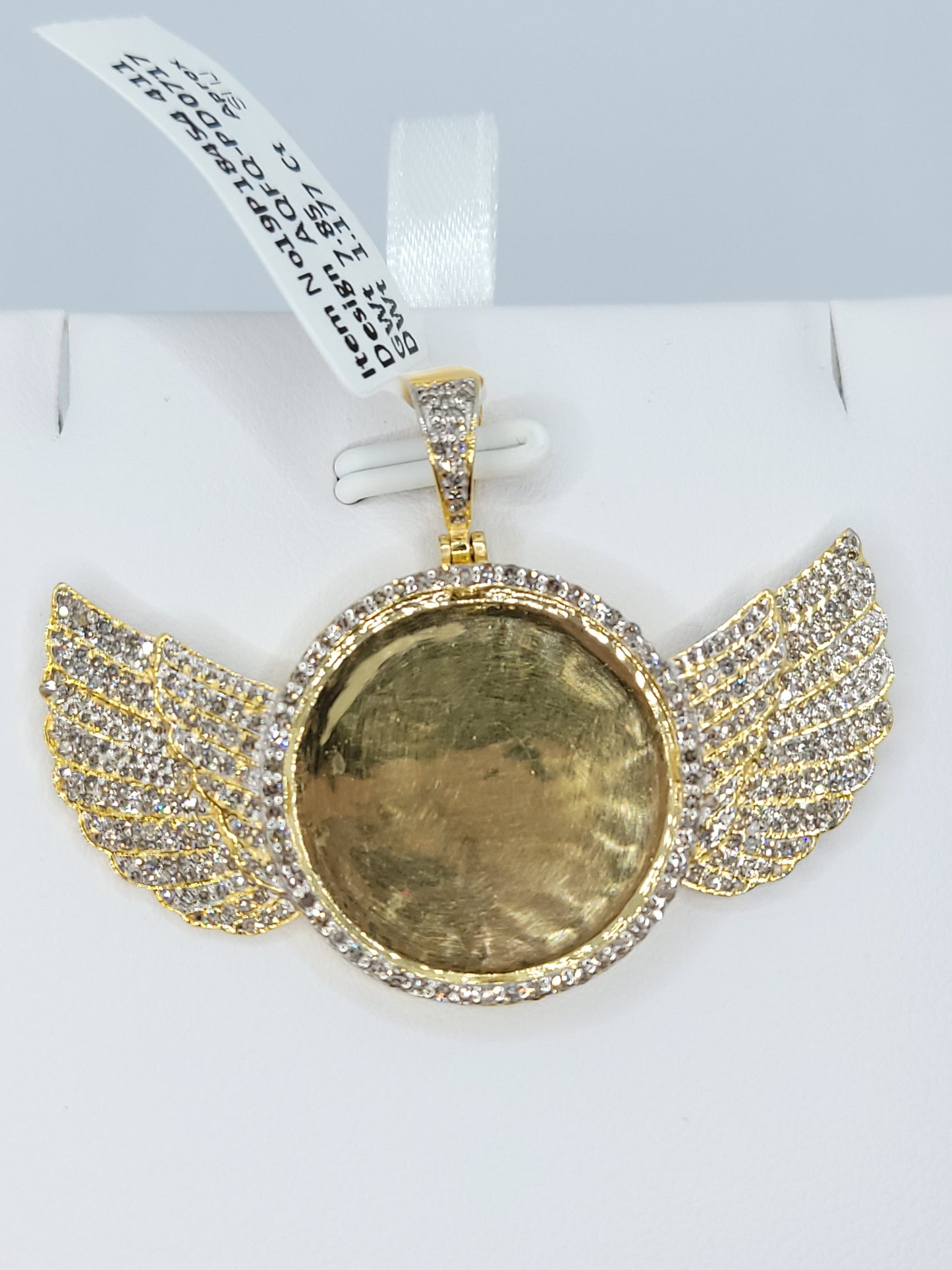 Memorial Wings - Picture Diamond Pendant