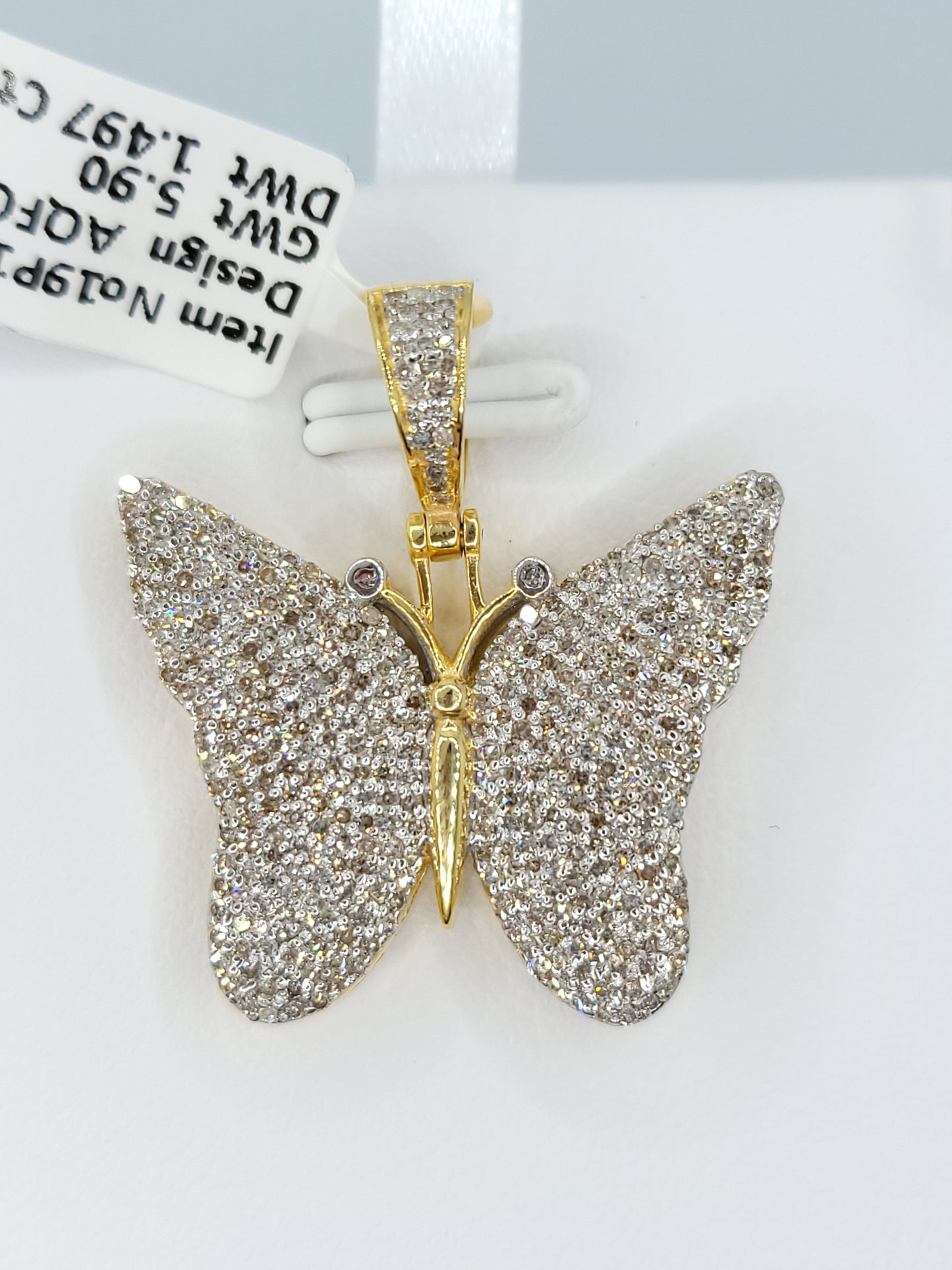 Butterfly Diamond Pendant