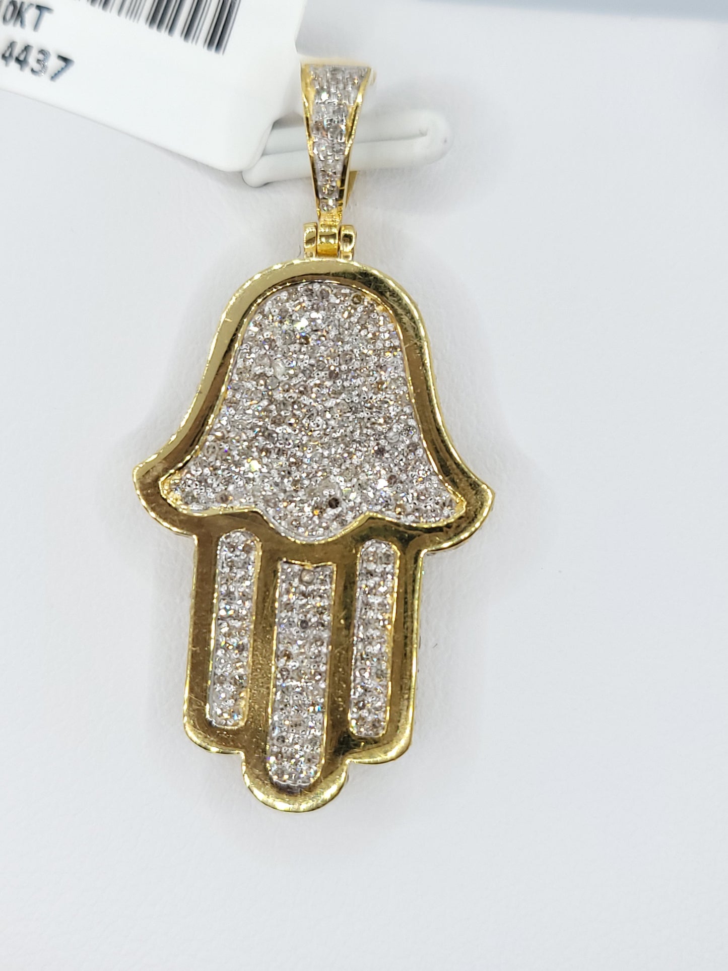 Hamza Hand Diamond Pendant