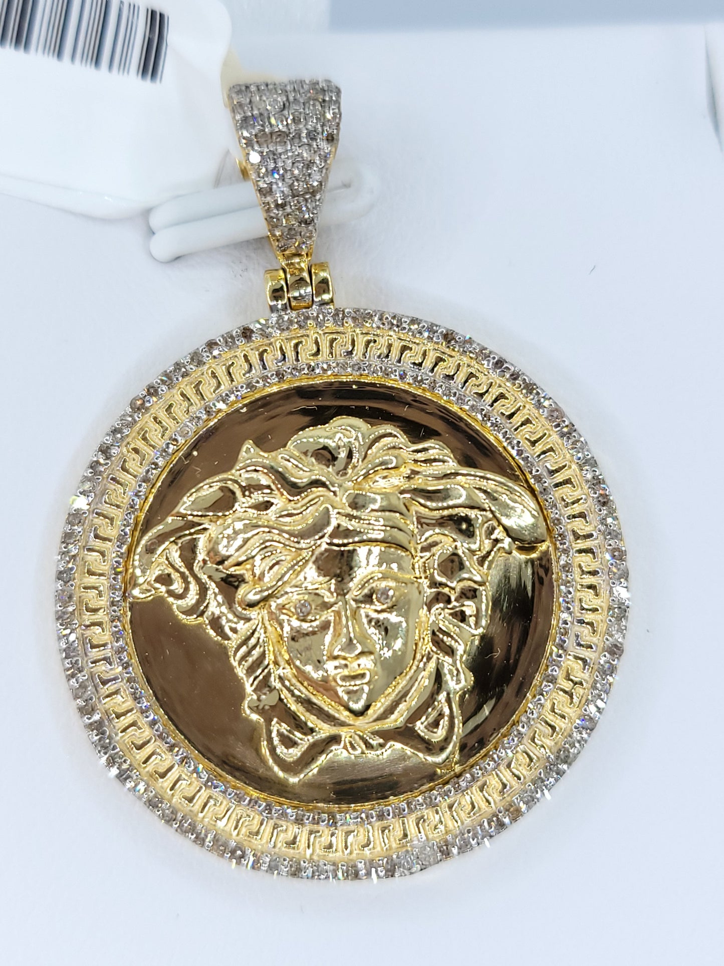 Custom Medusa Diamond Pendant