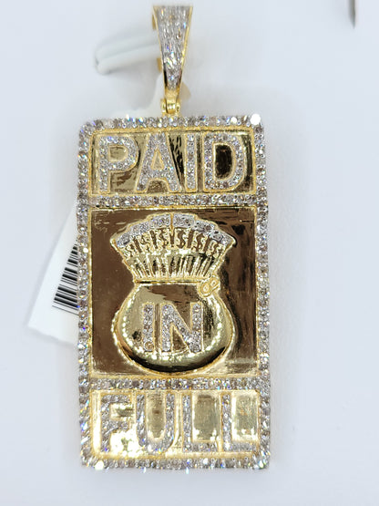 Paid In Full Diamond Pendant