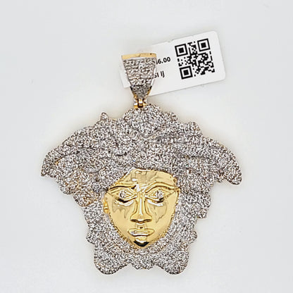 Custom Medusa Diamond Pendant