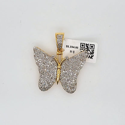 Butterfly Diamond Pendant