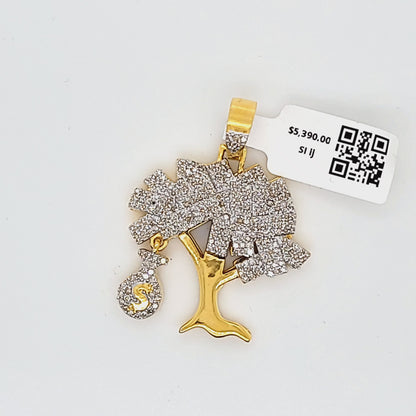 Money Tree Diamond Pendant