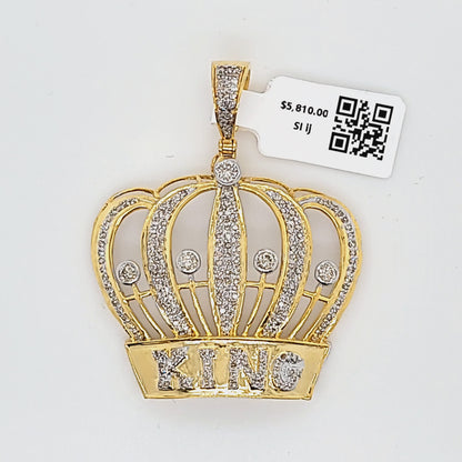King Crown Diamond Pendant