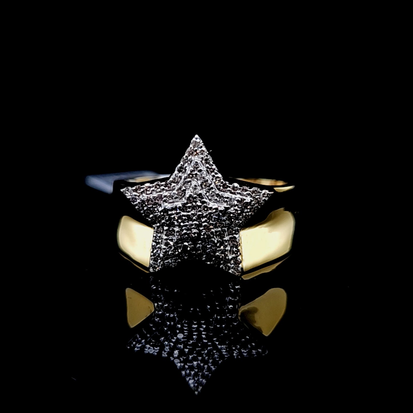 Star Mens Diamond Ring