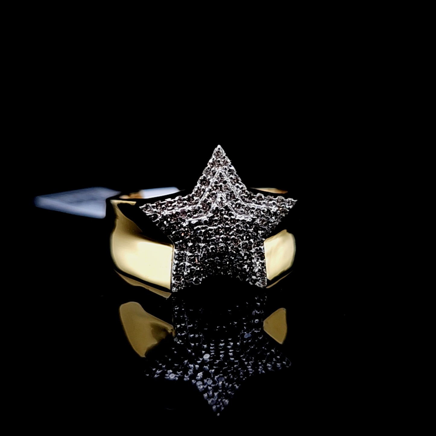 Star Mens Diamond Ring