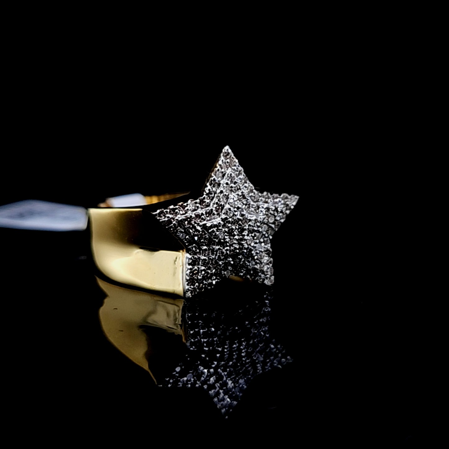 Star Mens Diamond Ring