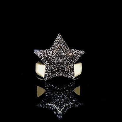 Star Mens Diamond Ring