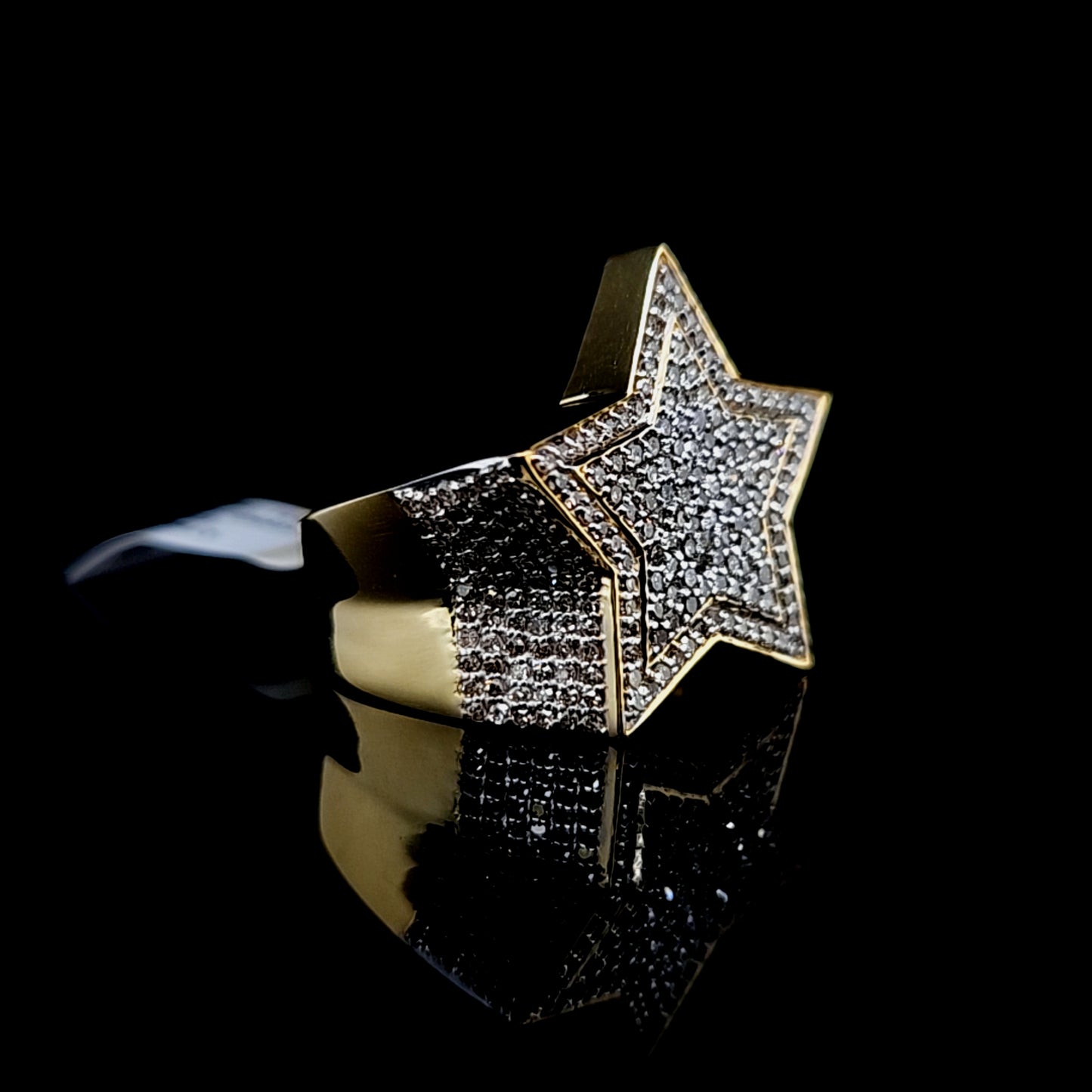 Star Mens Diamond Ring