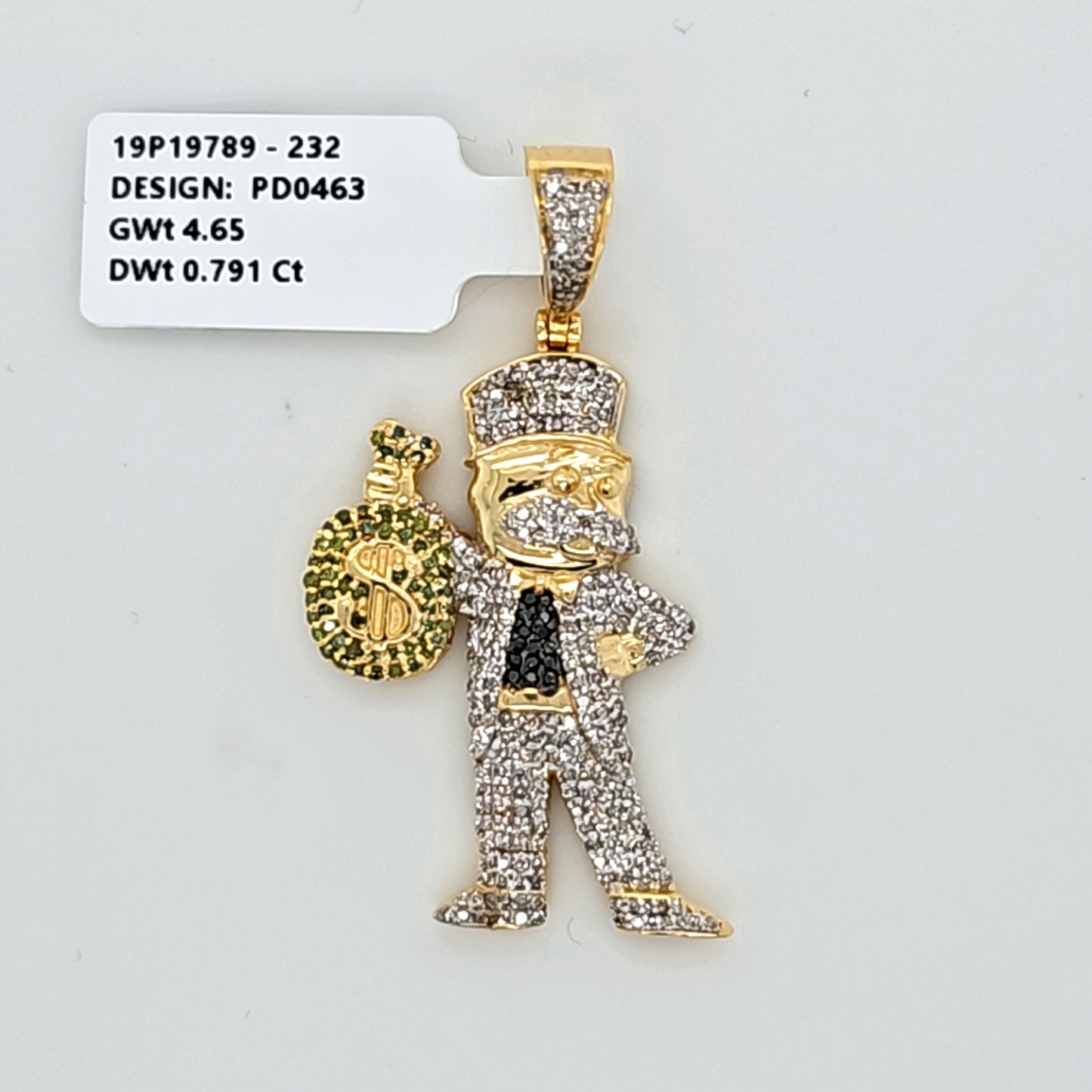 MoneyBag Diamond Pendant